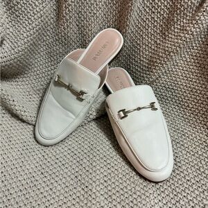 JENN‎ ARDOR Women Smooth Artificial Leather Flat Mules, Size 7.5